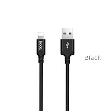 HOCO X14 LIGHTNING, 2m čierny (Kábel LIGHTNING Iphone - čierny)