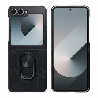 JELLY CASE ARMOR case puzdro na SAMSUNG Z FLIP 6 čierne (Gumené silikónové púzdro JELLY CASE)
