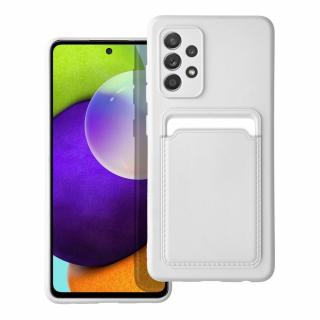 JELLY CASE CARD case puzdro na SAMSUNG A52 biele (Gumené silikónové púzdro JELLY CASE)