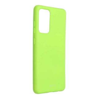 JELLY CASE puzdro na SAMSUNG S21 PLUS lime (Gumené silikónové púzdro JELLY CASE)