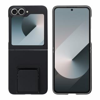 JELLY CASE STAND puzdro na SAMSUNG Z FLIP 6 čierne (Gumené silikónové púzdro JELLY CASE)