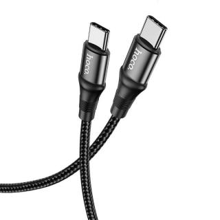 Kábel HOCO X50 typ C - typ C 1m 100W čierny (Vysokovýkonný nabíjací kábel typ C na typ C)