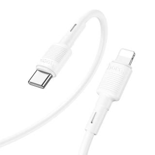 Kábel HOCO X83 typ C-LIGHTNING, 1m 20W biela (Kábel na telefón na koncovku typ C na LIGHTNING Power Delivery PD20W 3A Victory 1m - biely)