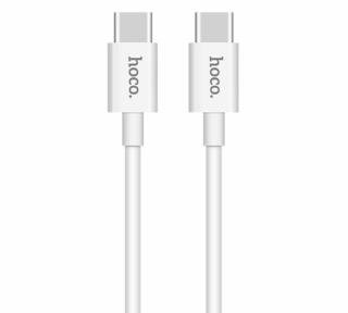 Kábel HOCO X83 typ C-typ C, 1m 60W biela (Kábel na telefón na koncovku typ C HOCO X83 typ C na typ C Power Delivery PD60W 3A Victory 1m - biely)