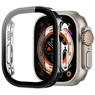 Ochranné puzdro so sklom na hodinky APPLE WATCH Series Ultra 49mm čierne DUX DUCIS HAMO (Ochranné puzdro so sklom pre Apple Watch Series ULTRA 49mm)