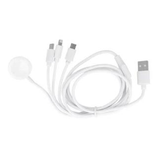 OEM C3183 Apple watch USB - Lightning - typ C - micro 3W 1A kábel universal (Nabíjací kábel USB 4v1 Lightning 3W 1A 4v1 8-pin + Type C + Micro + Apple Watch  pre iPhone3W 1A)