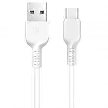 OEM HD16 0032 USB-typ C 2A 2m kábel typ C universal biely (Kábel na telefón na koncovku typ C 2m biely)