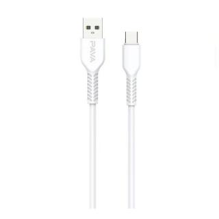 PAVAREAL PA-DC123 2m, 5A typ C biely (USB kábel do Type C 5A, 2m, biely)
