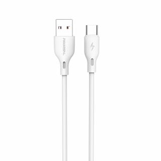 PAVAREAL PA-DC186C 1m, 6A typ C biely (USB kábel do Type C 6A, 1m, biely)