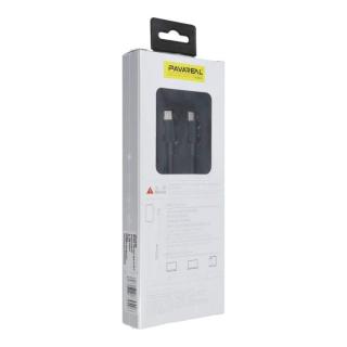 PAVAREAL PA-X2 1m, 65W typ C- typ C čierny (USB kábel type C do Type C 65W 1m, biely)