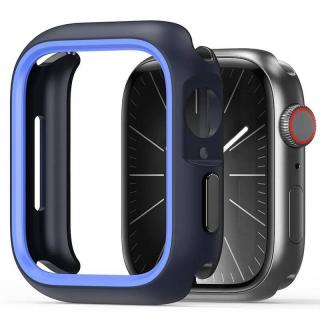 Puzdro na hodinky APPLE WATCH Series 7/8/9 41mm modré DUX DUCIS BAMO (Ochranné puzdro pevné pre Apple Watch Series 7/8/9 41mm)