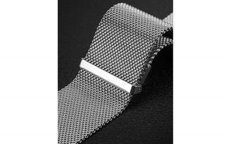 Remienok na hodinky APPLE WATCH 38/40/41mm šedé DUX DUCIS MILANESE (Nerezový magnetický remienok pre Apple Watch 38/40/41mm)