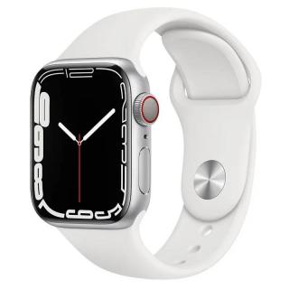 Remienok na hodinky APPLE WATCH 42/44/45/49mm biely HOCO WA01 (Remienok silikónový HOCO WA01 pre Apple Watch veľkosť 42/44/45/49mm)