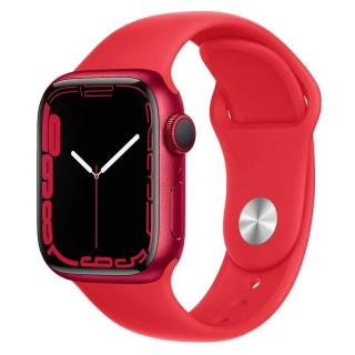 Remienok na hodinky APPLE WATCH 42/44/45/49mm červený HOCO WA01 (Remienok silikónový HOCO WA01 pre Apple Watch veľkosť 42/44/45/49mm)