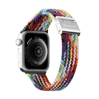 Remienok na hodinky APPLE WATCH 42/44/45mm rainbow DUX DUCIS STRAP MIXTURE II (Pletený remienok pre Apple Watch 42/44/45 mm)