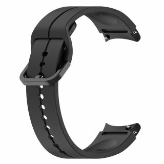 Remienok na hodinky SAMSUNG WATCH 4/5 5,5-8,7" čierny (5) (Remienok silikónový na inteligentné hodinky)