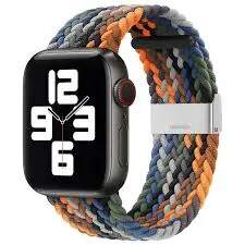 Remienok z tkaniny na hodinky APPLE WATCH 9/8/7/6/SE/5/4/3/2 (41mm/40mm/38mm) COLOR 6 STRAP FABRIC (Pletený remienok pre Apple Watch 38/40/41 mm)