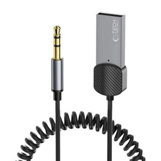 TECH-PROTECT ULTRABOOST AC-006 BLUETOOTH AUX adaptér (Bezdrôtový audio vysielač AUX Bluetooth 5.0 šedý)