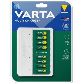 Varta 57659 LCD MULTI CHARGER (bez batérií) (Nabíjačka na tuškové batérie (bez batérií) biela)