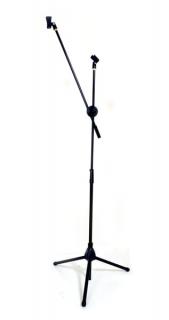 Voice Kraft VK ST-300 Stojan na mikrofón čierny (Stojan na mikrofón, ľahký, čierny)