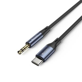 YESIDO YAU36 (Kábel AUX 3,5mm JACK - typ C, 1m)