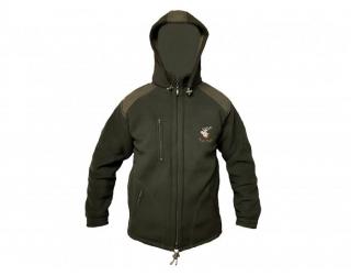 bunda-zateplena-hunter-jelen-nova-fleece-s-kapucnou-olivovozelena, Veľkosť XL
