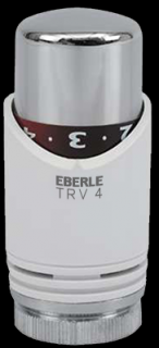 Termostatická hlavica TRV 4 classic (TRV 4 biela/chrom)