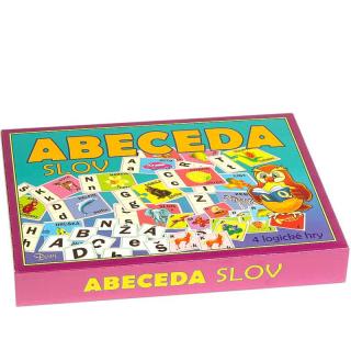 4 Logické hry Abeceda slov (Spoločenské hry pre deti aj dospelých)
