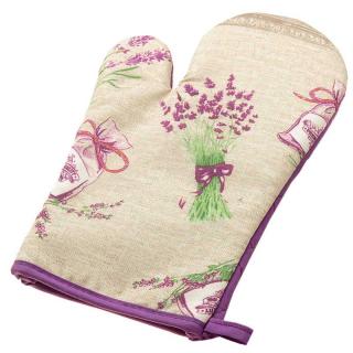 Chňapka do kuchyne Lavender (kuchynská rukavica v provensálskom štýle)