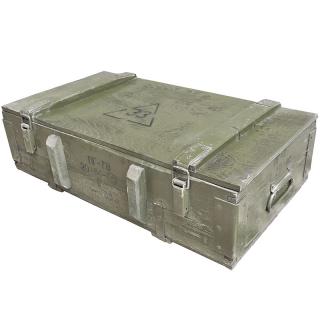 Drevená bedňa vojenská 80x45x24 II trieda (Použitá bedňa na náboje so známkami používania)