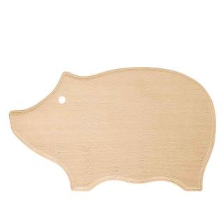 Drevený lopár Prasiatko 30cm (lopár na krájanie z dreva)