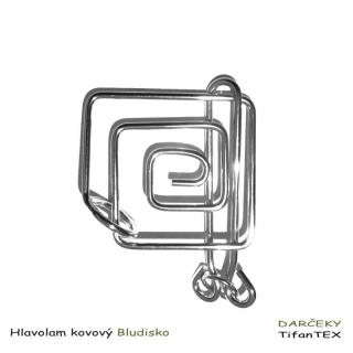Hlavolam kovový Bludisko (drôtený kovový hlavolam pre deti i dospelých)