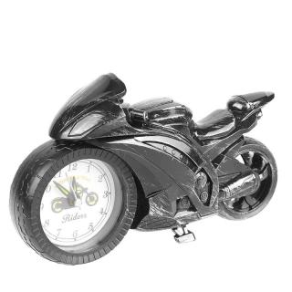 Hodiny s budíkom Motorka (Budík pre deti alebo Darček pre muža motorkára)