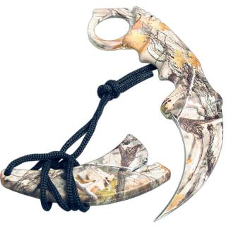 Karambit 3D Realtree (Maskáčový nôž karambit knife | dobrá cena)