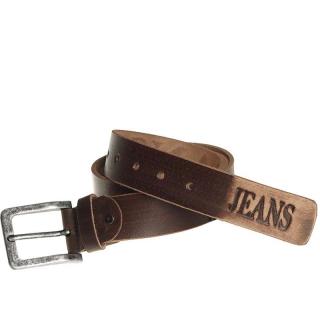 Kožený opasok JEANS Pedro (Pánske kožené opasky | dobrá cena)