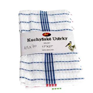 Kuchynske utierky 43x70 balenie 3ks (Vaflové utierky 1 balenie obsahuje 3 ks, cena je za toto balenie)