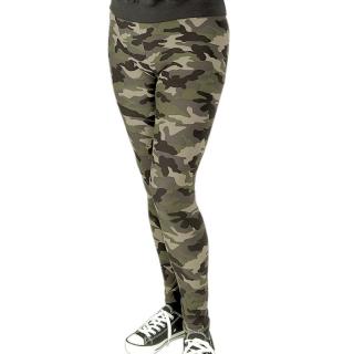 Legíny dámske maskáčové SL tactical (Dámske legíny s vysokým pásom)