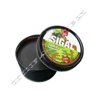Leštidlo na vojenskú obuv SIGAL čierne 250g (box na vojenskú a pracovnú obuv)