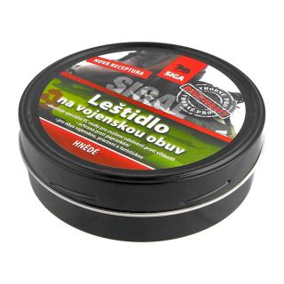 Leštidlo na vojenskú obuv SIGAL hnedé 100g (Leštidlo na topánky)