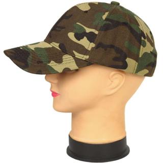 Maskáčová šiltovka woodland (Čiapka so šiltom unisex)