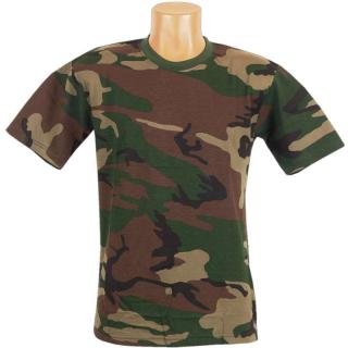 Maskáčové detské tričko Woodland MFH (Mfh maskáčové tričká pre deti)