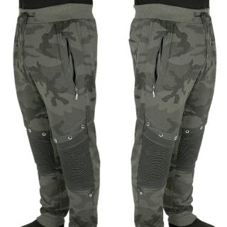 Maskáčové tepláky zateplené TA627 khaki (Pánske tepláky na zimu)