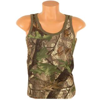 Maskáčové tielko Loshan 3D 1 realtree (pánske maskáčové tielko camo hardwood)