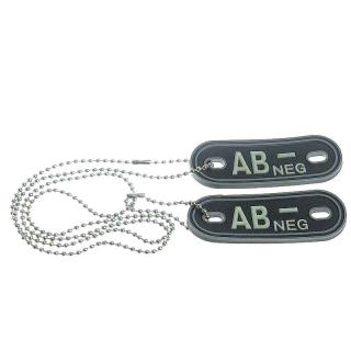 MFH ID prívesok Dog Tag krvná skupina AB Neg