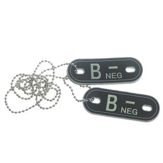 MFH ID prívesok Dog Tag krvná skupina B Neg