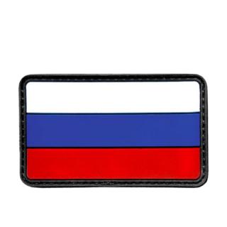 Nášivka na suchý zips ruská vlajka Velcro odznak (gumová nášivka so suchým zipsom z army shopu nitra tifantex)