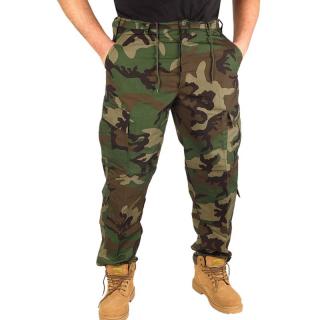 Nohavice BDU Woodland Ripstop ( Kvalitné maskáčové nohavice)