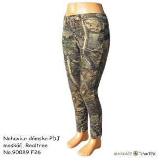 Nohavice dámske PDJ maskáčové Realtree (klasické elastické rifle No.90089 F26)