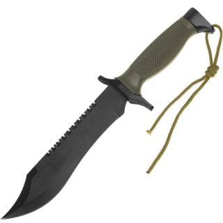 Nôž lovecký Outdoor plastové púzdro (Taktický nôž s puzdrom)