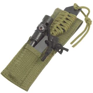 Nôž na prežitie Paracord a kresadlo (Nôž s tanto čepeľou)